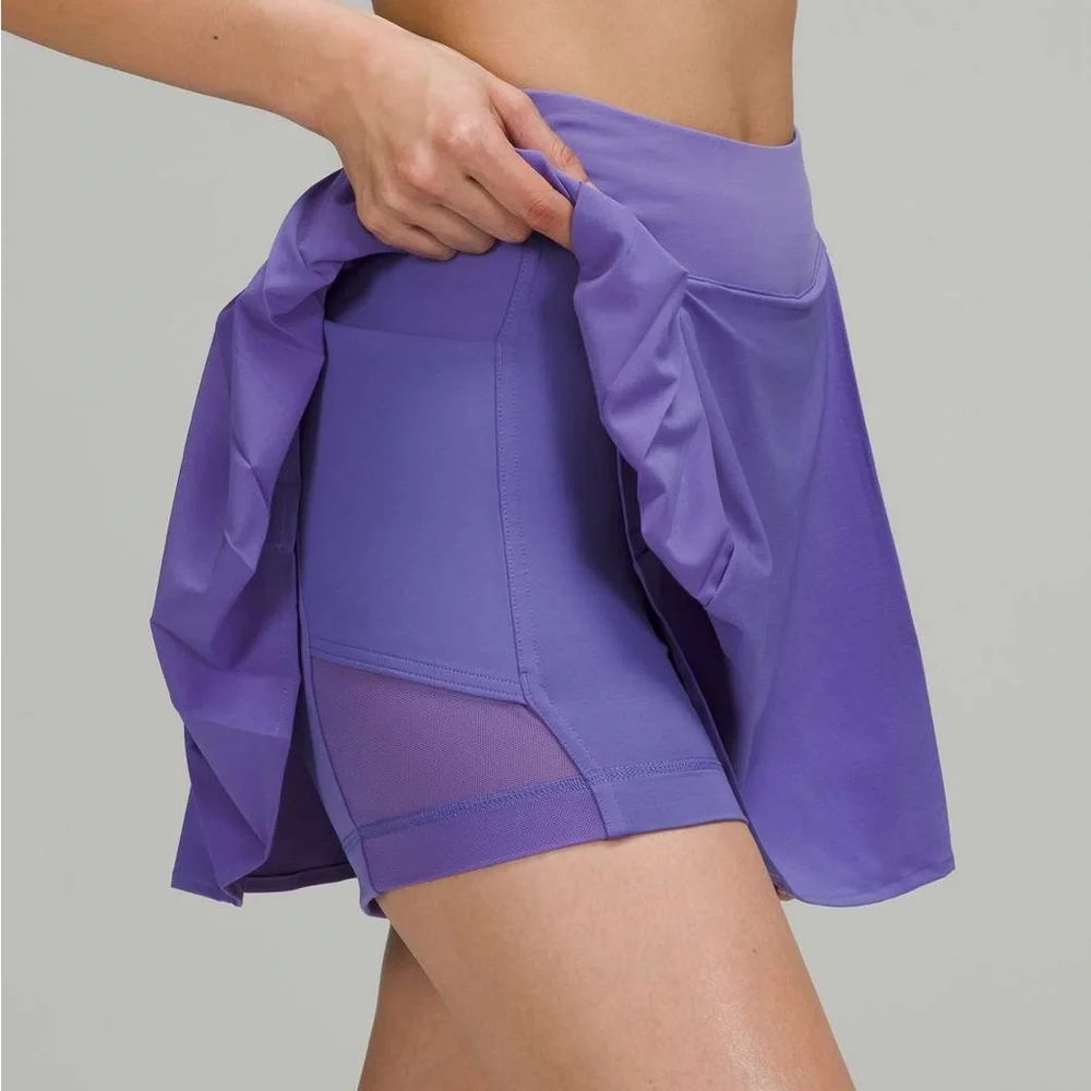 Lululemon Side Pleat Tennis Skirt in Charged Indigo Size 6 - Picture 4 of 6